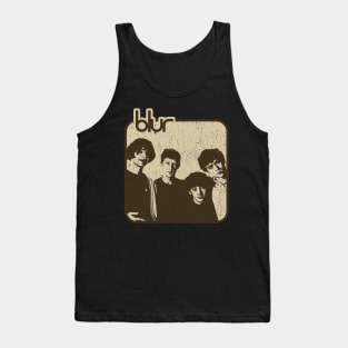 blur leisure vintage Tank Top